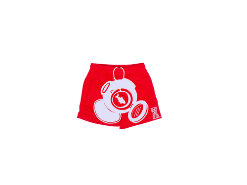 DEQ RED MESH SHORTS SHORT (PRE-ORDER)